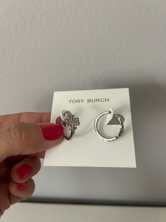 Tory Burch Jewelry - New with Tags Tory Burch Britten Hoop Earring